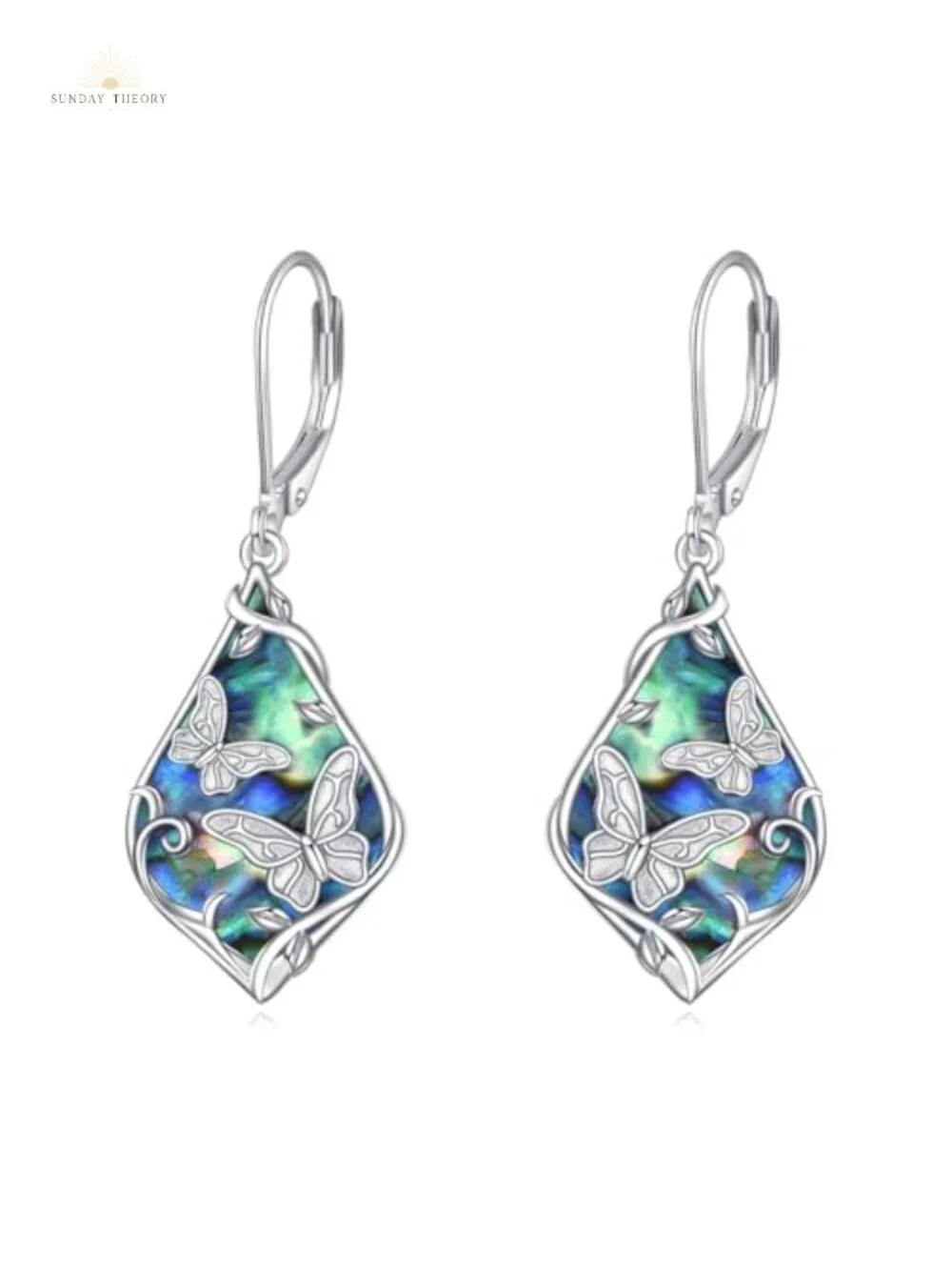 Sterling Silver Animal Dangle Earrings Owl Bee Butterfly Dragonfly Gift